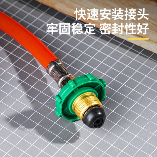 Repair and welding of Deli flamethrower 30 single open switch roasted pig trotter pipeline
