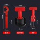 Tile leveling clip, tiling leveling auxiliary tool, cross tiling tool, base of tile laying tool, seam left, push and tighten pliers Tile leveling clip, tiling leveling auxiliary tool, cross tiling tool, base of tile laying tool, seam left, push and tighten pliers