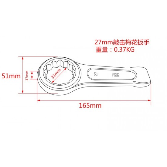 Heavy duty tapping ring wrench, large screw mechanical wrench, excavator maintenance wrench, ring wrench Heavy duty tapping ring wrench, large screw mechanical wrench, excavator maintenance wrench, ring wrench