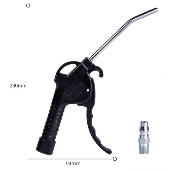 Pneumatic dust gun, powerful high-pressure dust gun, extended nozzle air gun, air compressor, air pump, dust removal tool