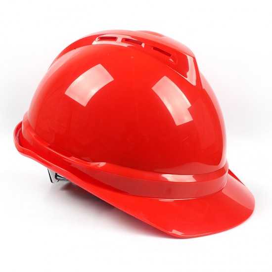 Mesian V-Gard 500 Safety Helmet ABS Material Luxury Type with Breathable Hole One Finger Key Hat Lining
