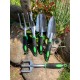 Cross border garden shovel aluminum alloy set, 9-piece set for catching the sea, garden tools, household dual color handle shovel, flower planting shovel