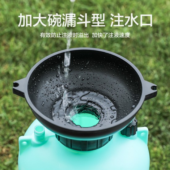 Deli Tool DL581108 Pneumatic Sprinkler Pesticide Sprayer Small Agricultural Sprinkler Copper Rod with Base