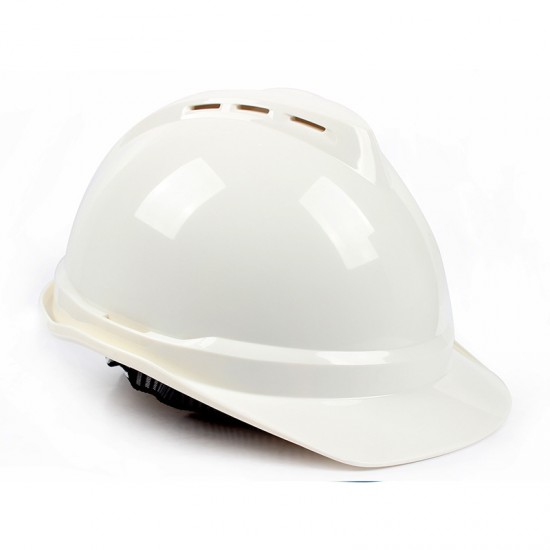 Mesian V-Gard 500 Safety Helmet ABS Material Luxury Type with Breathable Hole One Finger Key Hat Lining