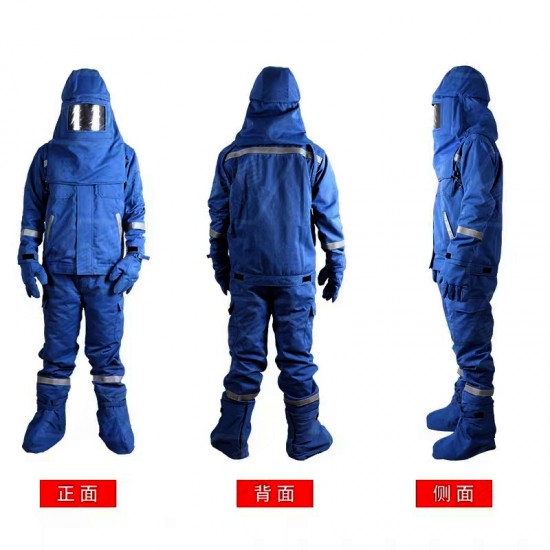 Anti arc suit, anti arc work suit, protective suit, work suit, anti arc labor protection suit, work suit in stock