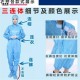 Dustproof suit, hood, split body, dust-free suit, anti-static suit, one piece suit, dustproof spray paint, men's and women's protective clothing, complete set