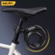 Deli bicycle lock, steel cable chain lock, electric motorcycle anti-theft code key lock, battery car U-shaped car lock