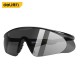 Deli multi-functional protective glasses, industrial labor protection, impact protection glasses, black sunglasses, emergency stock