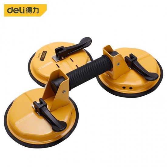 Deli Tile Strong Suction Extractor Single Three Claw Suction Cup Fixed Vacuum Floor Tile Suction Cup Tool Glass Suction Cup