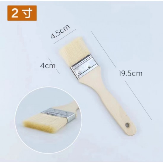 Wooden Handle Wool Brush Wooden Handle 1 inch 2 inch 3 inch Paint Soft Hair Brush Barbecue Baking Brush Wool Brush Wholesale Wooden Handle Wool Brush Wooden Handle 1 inch 2 inch 3 inch Paint Soft Hair Brush Barbecue Baking Brush Wool Brush Wholesale