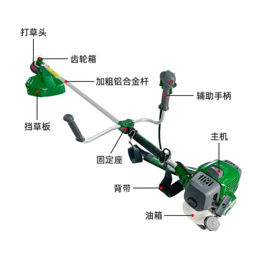CG142 side mounted lawn mower High power four stroke brush cutter Harvesting and weeding machine Household gasoline lawn mower CG142 side mounted lawn mower High power four stroke brush cutter Harvesting and weeding machine Household gasoline lawn mower