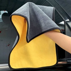 Car wash coral velvet towel, car cleaning cloth, car cleaning glass, water absorption, thickening, and non flocculent large cloth