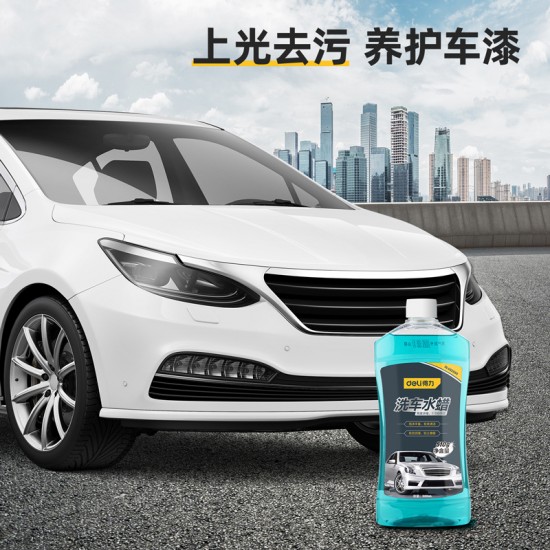 Deli Car Wash Liquid Wax foam Cleaning Agent Special powerful decontamination polishing wax water white car coating