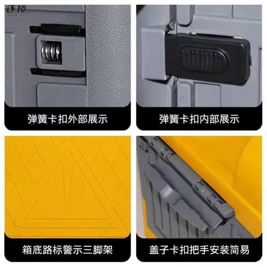 Multifunctional storage box, household car storage box, debris sorting box, fishing box, trunk, folding storage box