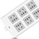 Deli 18207 anti electric shock cable tray safety socket, 10 meter cable plug board, wiring board, and power supply Deli 18207 anti electric shock cable tray safety socket, 10 meter cable plug board, wiring board, and power supply
