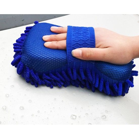 High grade Chenille velvet car sponge coral insect car wash gloves coral velvet anti scratch car wash products High grade Chenille velvet car sponge coral insect car wash gloves coral velvet anti scratch car wash products