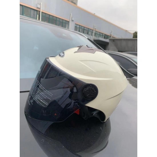 Mustang 3C Certified Helmet New National Standard Electric Vehicle Half Helmet ABS Motorcycle Summer Helmet Male and Female Battery Car Safety Helmets