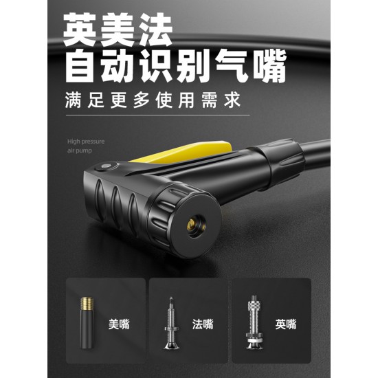 Phoenix Bicycle Inflator Household New High Pressure Inflator Electric Battery Motorcycle Universal Portable Air Tube