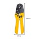 Deli Tool Cold Pressing Pliers Electrician Insulation Terminal Wiring Pliers Quick Ratchet Wire Pressing Pliers Multifunctional Wiring Pliers
