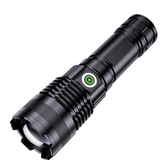 Cross border white laser strong light flashlight USB charging outdoor emergency flood control searchlight P50 remote lighting agency Cross border white laser strong light flashlight USB charging outdoor emergency flood control searchlight P50 remote lighting agency