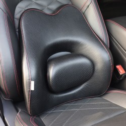 Car lumbar seat backrest, car interior lumbar cushion, office memory cotton, waist and neck protection, headrest, car mounted cushion manufacturer