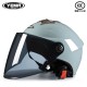 Mustang 3C Certified Helmet New National Standard Electric Vehicle Half Helmet ABS Motorcycle Summer Helmet Male and Female Battery Car Safety Helmets