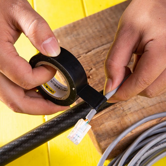 Deli Electrical Insulation Tape Multicolor Wire Tape PVC Waterproof, Flame retardant, and Wear Resistant DL5261/2/3/4/5/6B Deli Electrical Insulation Tape Multicolor Wire Tape PVC Waterproof, Flame retardant, and Wear Resistant DL5261/2/3/4/5/6B