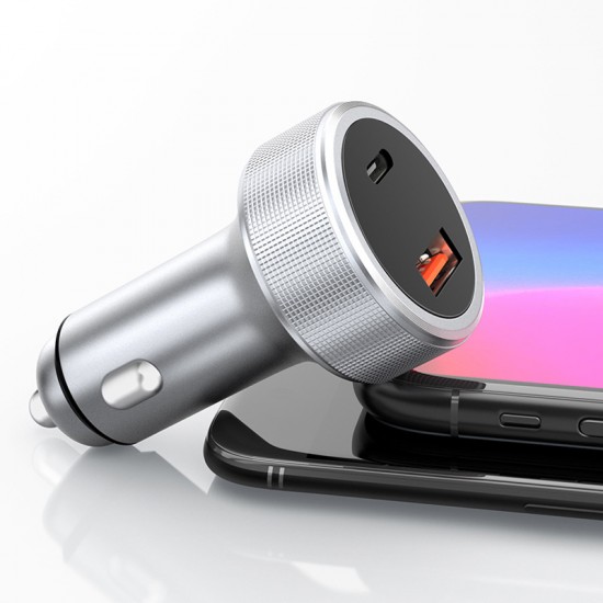 Intelligent Digital Display Car Super Fast Charger Apple Phone One to Two USB Cigarette Lighter with Metal Charging Head Intelligent Digital Display Car Super Fast Charger Apple Phone One to Two USB Cigarette Lighter with Metal Charging Head