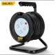 Deli tool cable reel anti leakage safety protection door high-temperature automatic cut-off integrated triangular wire reel