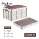 Exquisite Camping Box Outdoor Folding Storage Box Side Door Thickened Large Car Storage Box Portable Folding Box