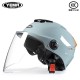 Mustang 3C Certified Helmet New National Standard Electric Vehicle Half Helmet ABS Motorcycle Summer Helmet Male and Female Battery Car Safety Helmets
