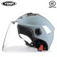 Mustang 3C Certified Helmet New National Standard Electric Vehicle Half Helmet ABS Motorcycle Summer Helmet Male and Female Battery Car Safety Helmets