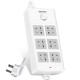 Deli 18207 anti electric shock cable tray safety socket, 10 meter cable plug board, wiring board, and power supply Deli 18207 anti electric shock cable tray safety socket, 10 meter cable plug board, wiring board, and power supply