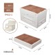 Exquisite Camping Box Outdoor Folding Storage Box Side Door Thickened Large Car Storage Box Portable Folding Box