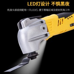Deli Lithium Battery Versatile Multifunctional Machine Trimming Machine Woodworking Tools Full Electric Decoration Tools Hole Cutting