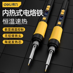 Household maintenance soldering, digital display, constant temperature 60W soldering pen, deli, button adjustable temperature 30W soldering iron wholesale