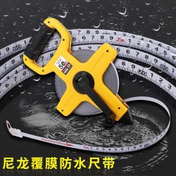 50 meter film covered tape measure, tape measure, hand held ruler, steel tape measure, measuring tape measure, ground ruler, tape measure, meter ruler