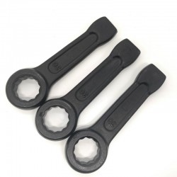 Heavy duty tapping ring wrench, large screw mechanical wrench, excavator maintenance wrench, ring wrench