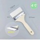 Wooden Handle Wool Brush Wooden Handle 1 inch 2 inch 3 inch Paint Soft Hair Brush Barbecue Baking Brush Wool Brush Wholesale