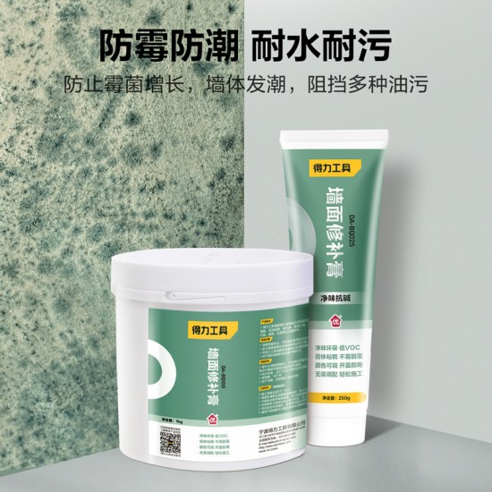 Deli Tool Wall Repair Paste Wall Repair Renovation White Latex Paint Household Putty Wall Mold proof Multifunctional Paste