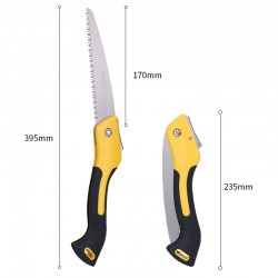 Deli Tool Saw Wood Handmade Household Garden Fruit Tree Folding Knife Saw Small Woodworking Saw Branch Repair Outdoor Hand Saw