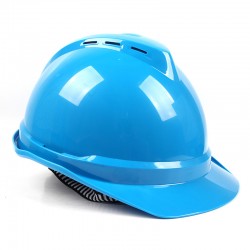 Mesian V-Gard 500 Safety Helmet ABS Material Luxury Type with Breathable Hole One Finger Key Hat Lining