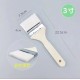 Wooden Handle Wool Brush Wooden Handle 1 inch 2 inch 3 inch Paint Soft Hair Brush Barbecue Baking Brush Wool Brush Wholesale