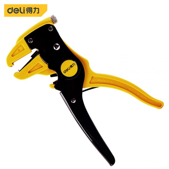 Deli Tool Duck Mouth Wire Stripping Pliers Multifunctional Electrical Wire Automatic Stripping Pliers DL2003