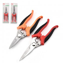 Wholesale of stainless steel scissors, electrical wiring ducts, electronic pruning scissors, multifunctional iron sheet scissors, cable stripping by manufacturers