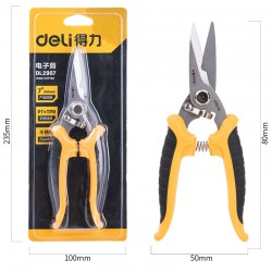 Deli Tool Electrician's Scissor Industrial Grade Labor saving Iron Sheet Scissor Household Wire Slot Scissor Multifunctional Stainless Steel Scissor