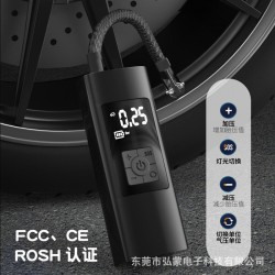 Cross border Car Inflation Pump Small Wireless Car Inflation Treasure Portable Digital Display Inflation Pump Tire Electric Inflation Pump